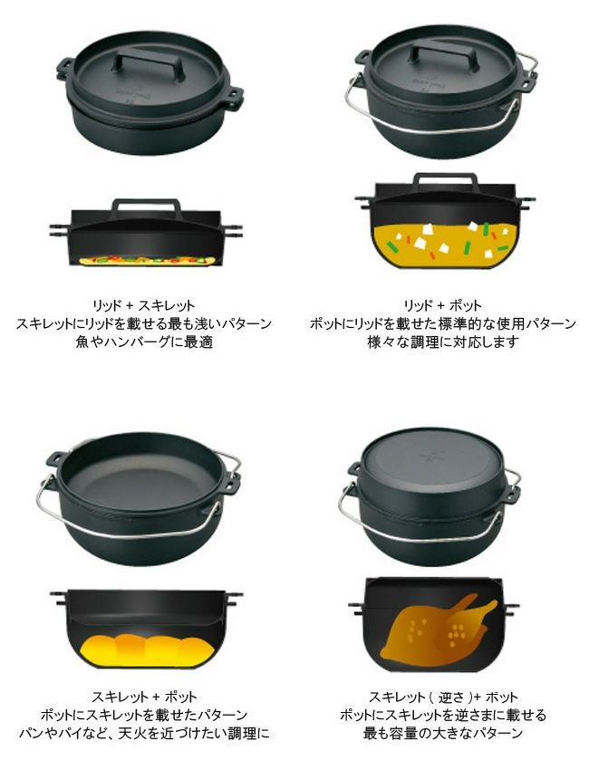 snow peak スノーピーク 和鉄ダッチオーブン26｜SUNDAY MOUNTAIN