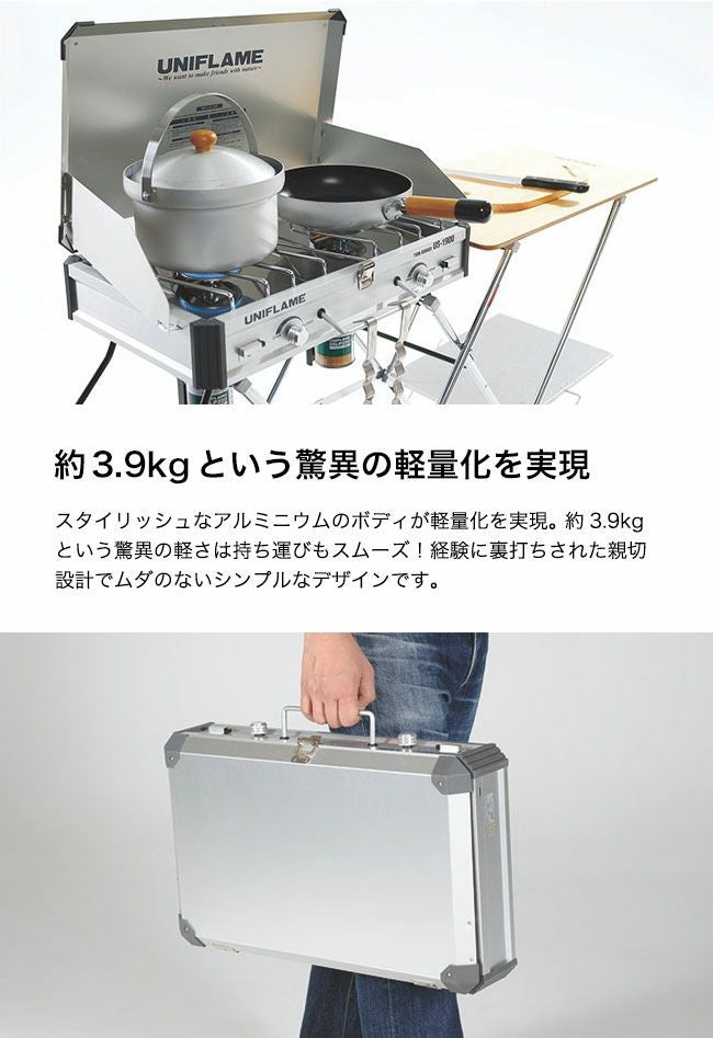 UNIFLAME ユニフレーム ツインバーナー US-1900｜SUNDAY MOUNTAIN