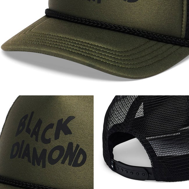 Black Diamond ブラックダイヤモンド フラットビルトラッカーハット