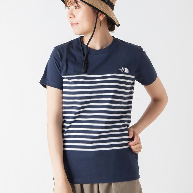 THE NORTH FACE ノースフェイス S/S パネルボーダーTee【ウィメンズ】