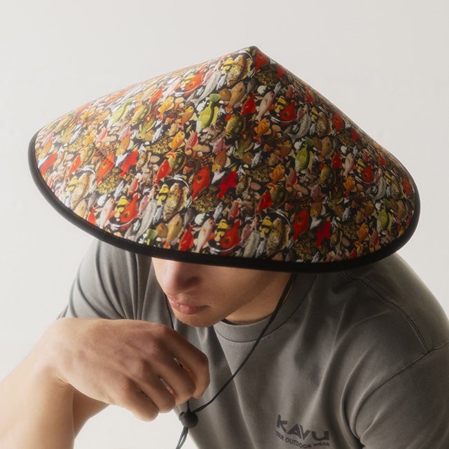 アンドワンダー アウトドアハット リバーシブル and wander (アンドワンダー) hiking club reversible hat