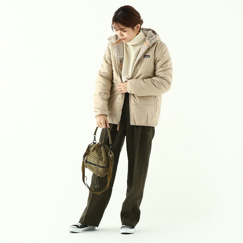 patagonia パタゴニア リバーシブルレディフレディフーディ【キッズ