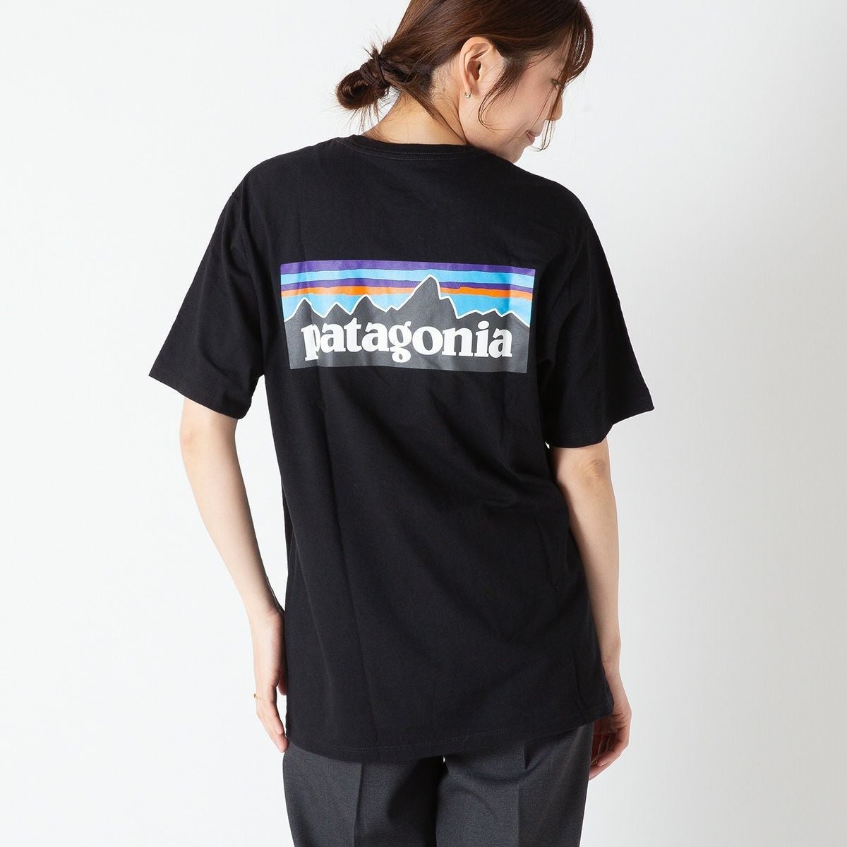 極美品 即完売 パタゴニア P6ロゴTシャツ 18SS 今期 人気サイズS patagonia（パタゴニア） Tシャツ 半袖 メンズ P-6 ロゴ レスポンシビ