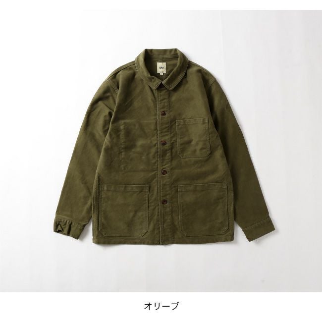 FOBFACTORY エフオービーファクトリー フレンチモールスキン XL F.O.B FACTORY（エフオービーファクトリー）FRENCH MOLESKIN JACKET