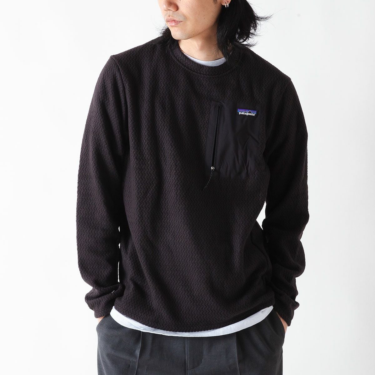 パタゴニア　R1クルー　フリース　Ｍ　美品 patagonia パタゴニア R1エアクルー メンズ レビュー | SUNDAY