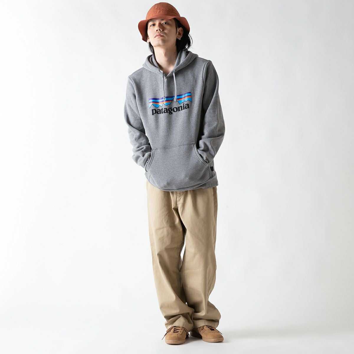 patagonia パタゴニア P-6ロゴアップライザルフーディ メンズ｜SUNDAY