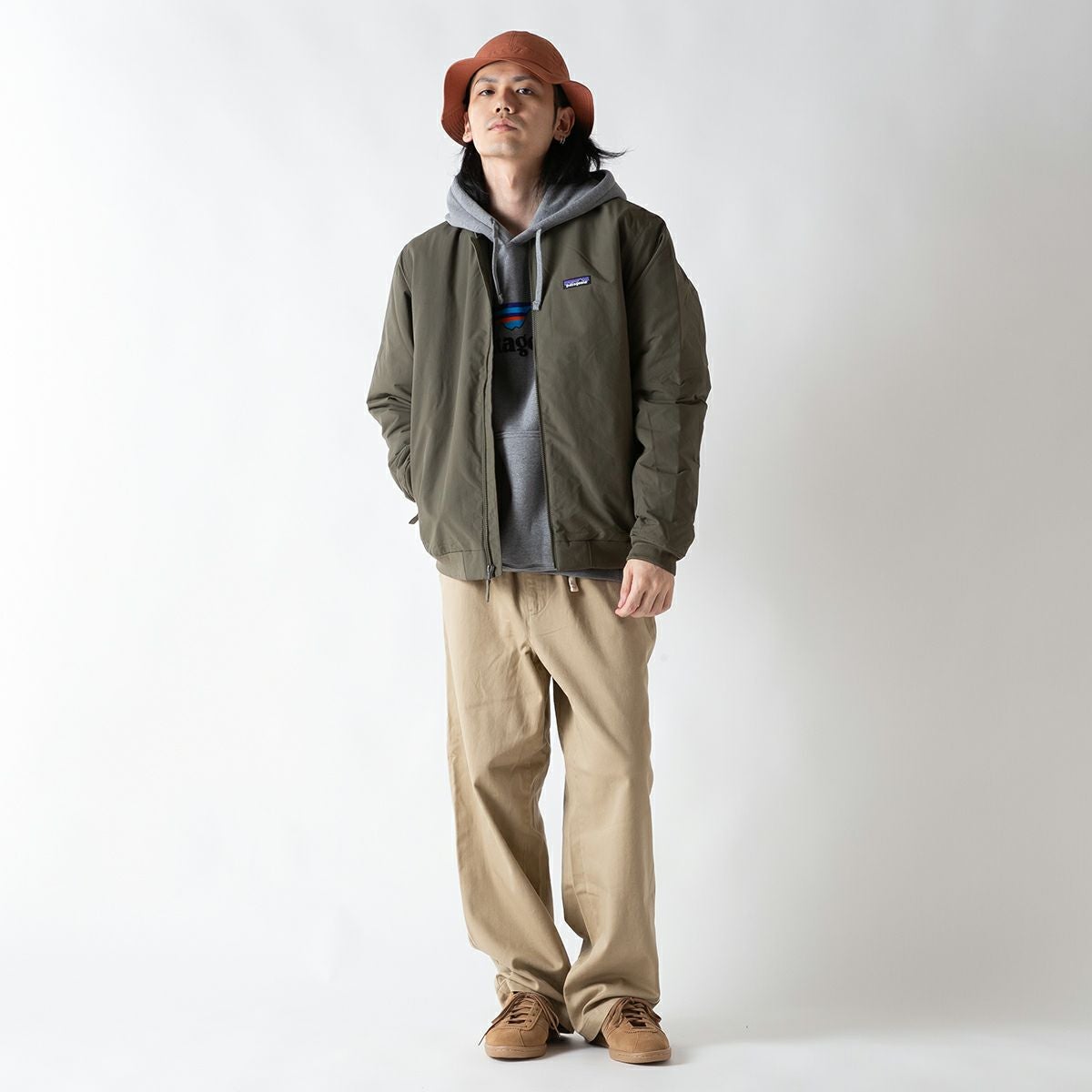 patagonia パタゴニア P-6ロゴアップライザルフーディ メンズ｜SUNDAY