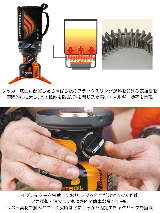 JETBOIL ジェットボイル フラッシュ1.0L｜SUNDAY MOUNTAIN｜サンデー