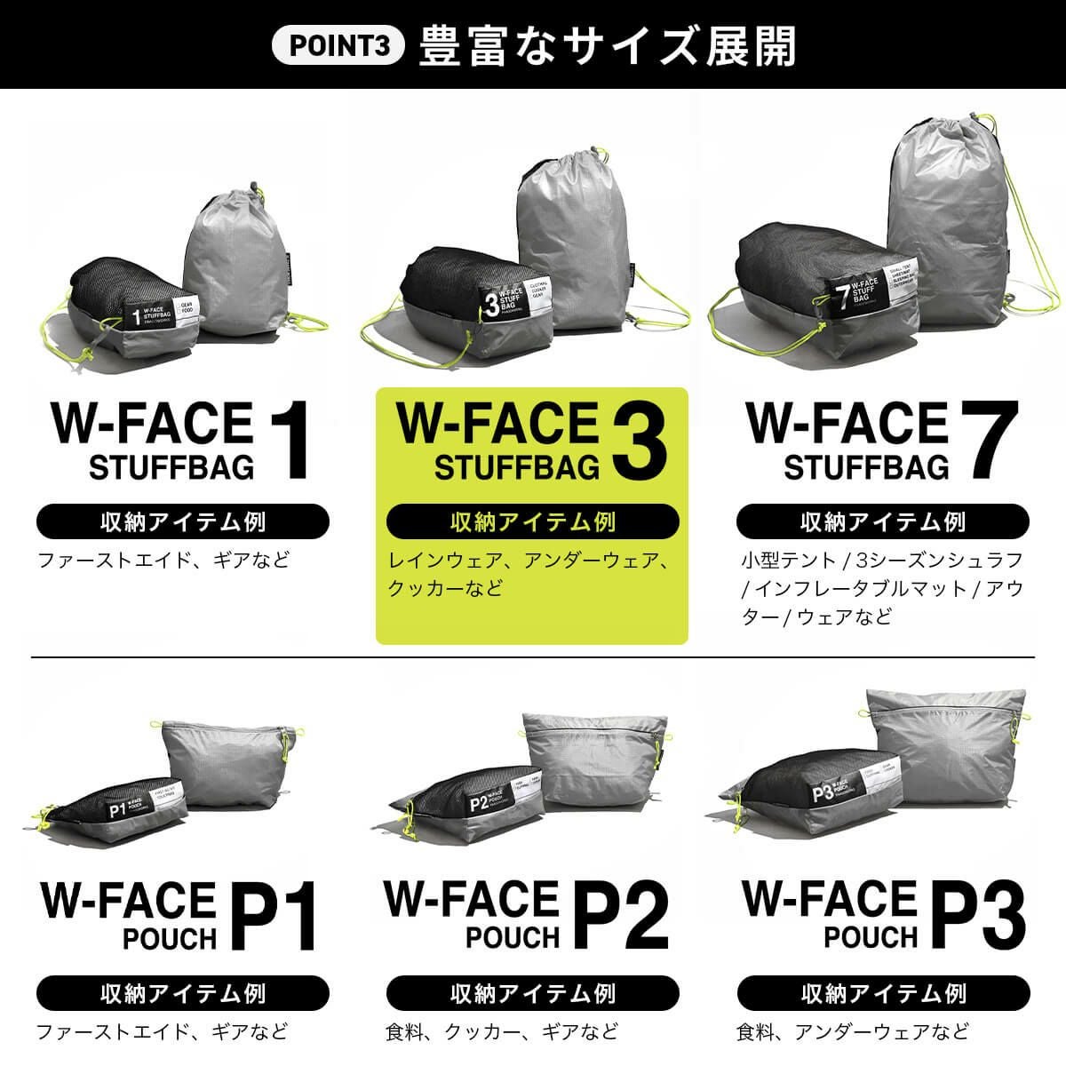 PaaGo WORKS パーゴワークス W-FACEスタッフバッグ3｜SUNDAY MOUNTAIN