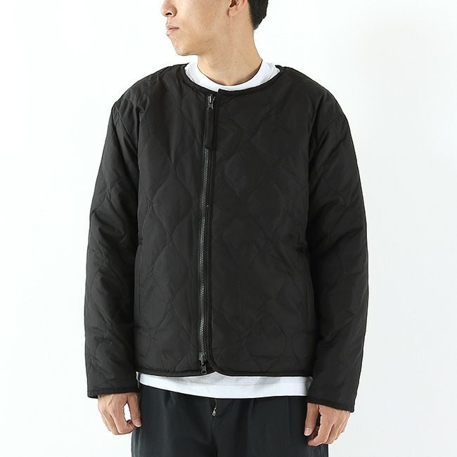 TAION タイオン ミリタリーWジップクルーネックダウンジャケット ユニ