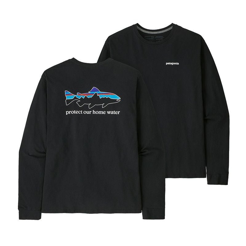 patagonia パタゴニア L/SホームウォータートラウトレスポンシビリTee