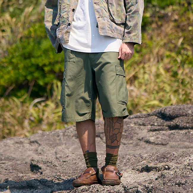 NIGEL CABOURN ナイジェルケーボン アーミーカーゴショート｜SUNDAY