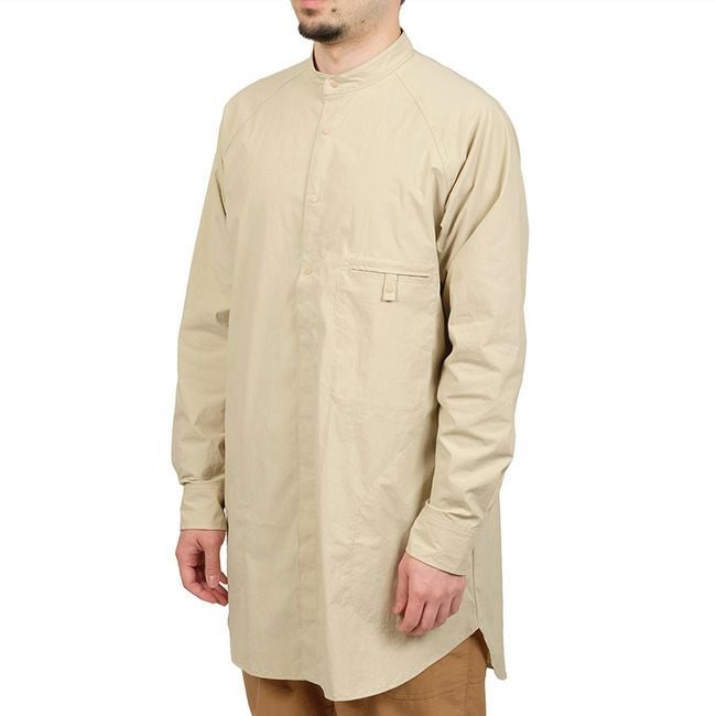 AXESQUIN ELEMENTS アクシーズクインエレメンツ タスランナイロンのロングシャツ