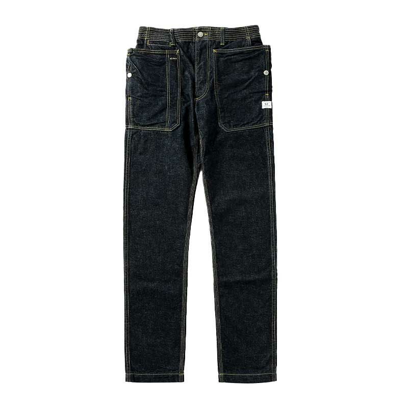 SASSAFRAS ササフラス フォールリーフスプレーヤーパンツ 13.5oz Denim