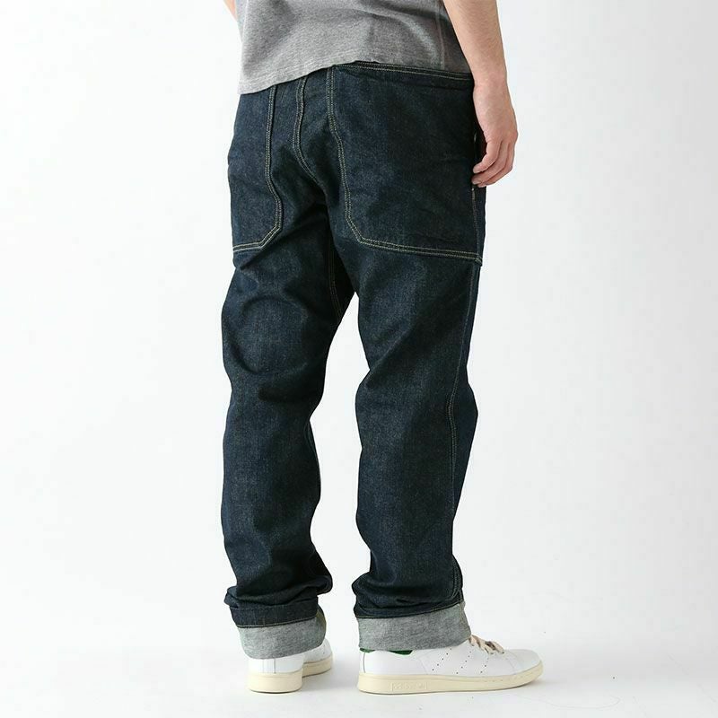 SASSAFRAS ササフラス フォールリーフスプレーヤーパンツ 13.5oz Denim