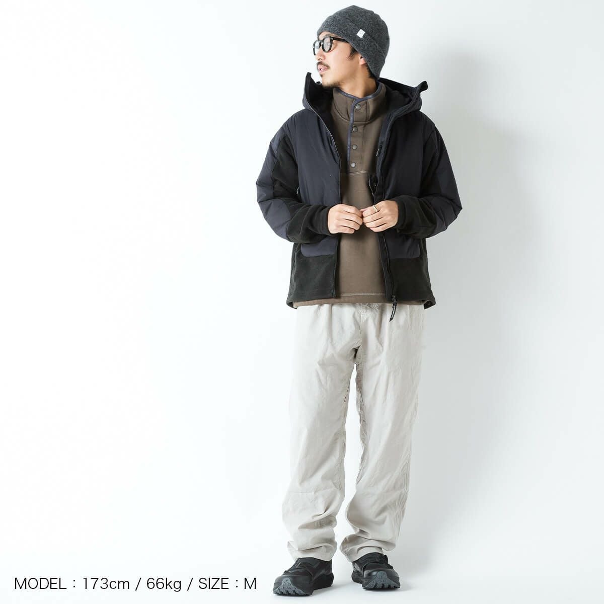 and wander アンドワンダー トップフリースジャケット｜SUNDAY