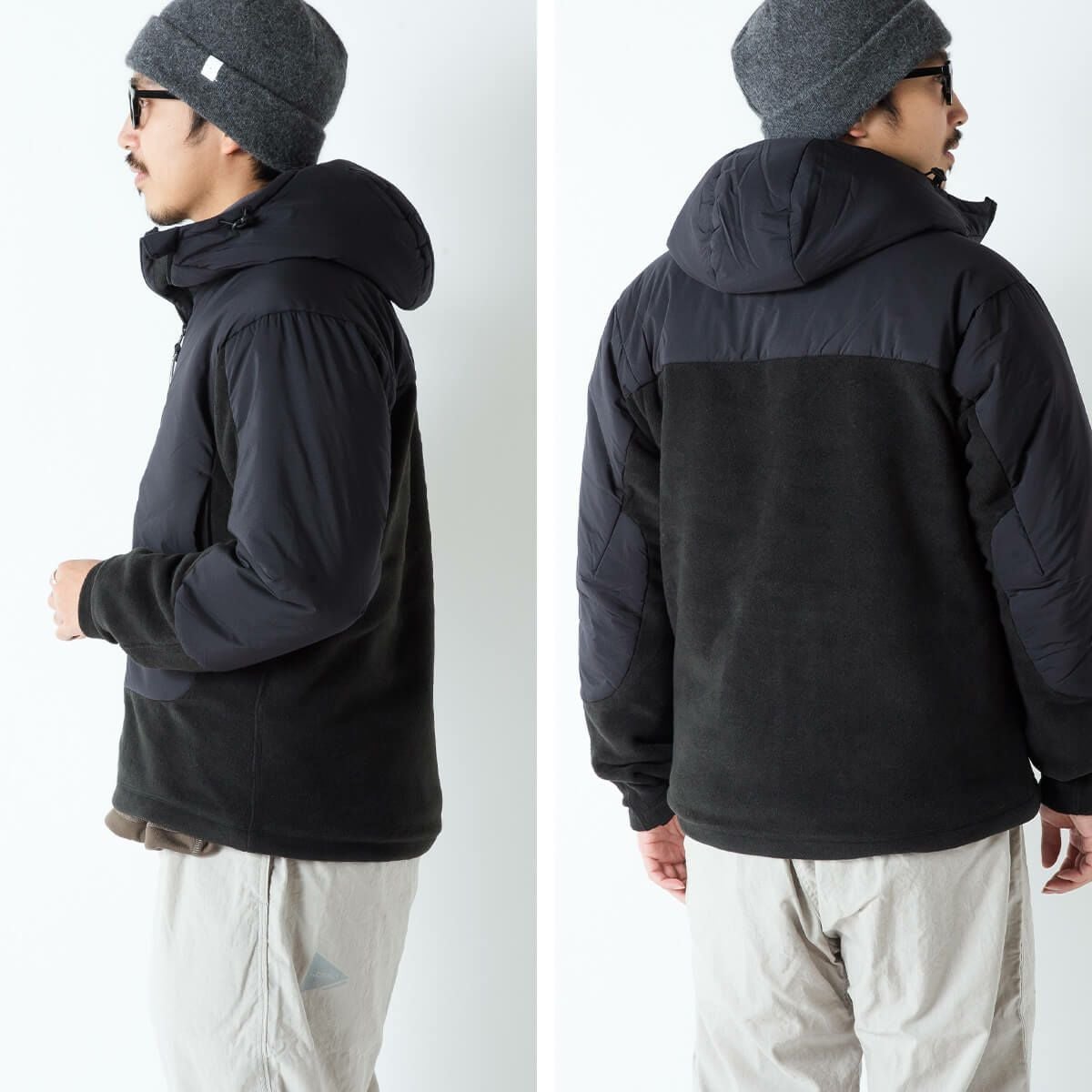 and wander アンドワンダー トップフリースジャケット｜SUNDAY