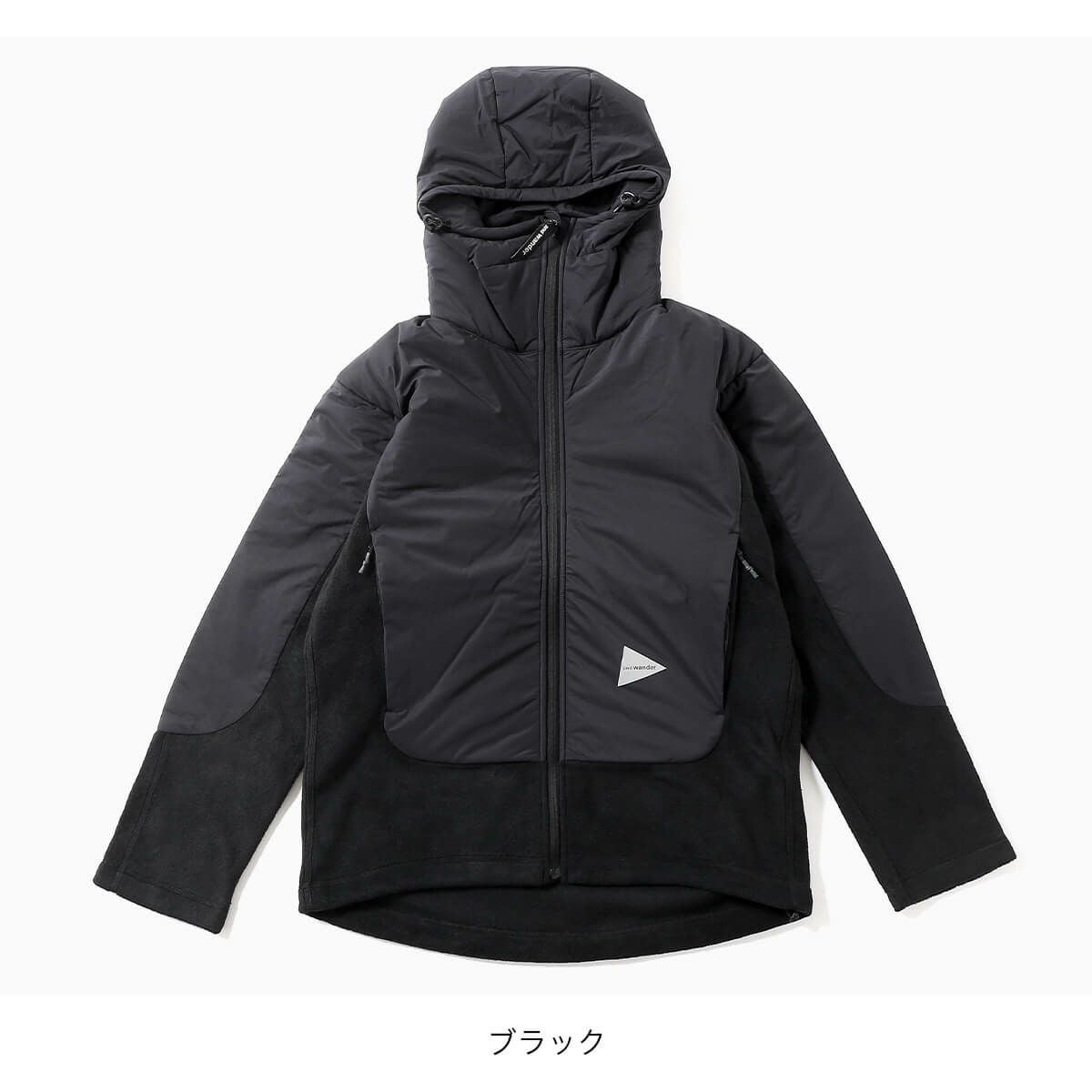 and wander アンドワンダー トップフリースジャケット｜SUNDAY