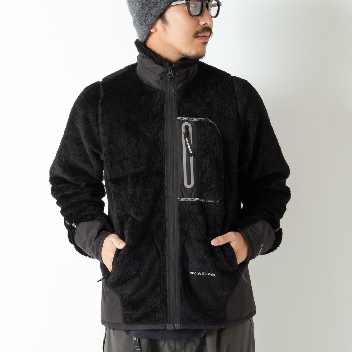 and wander アンドワンダー ハイロフトフリースジャケット｜SUNDAY