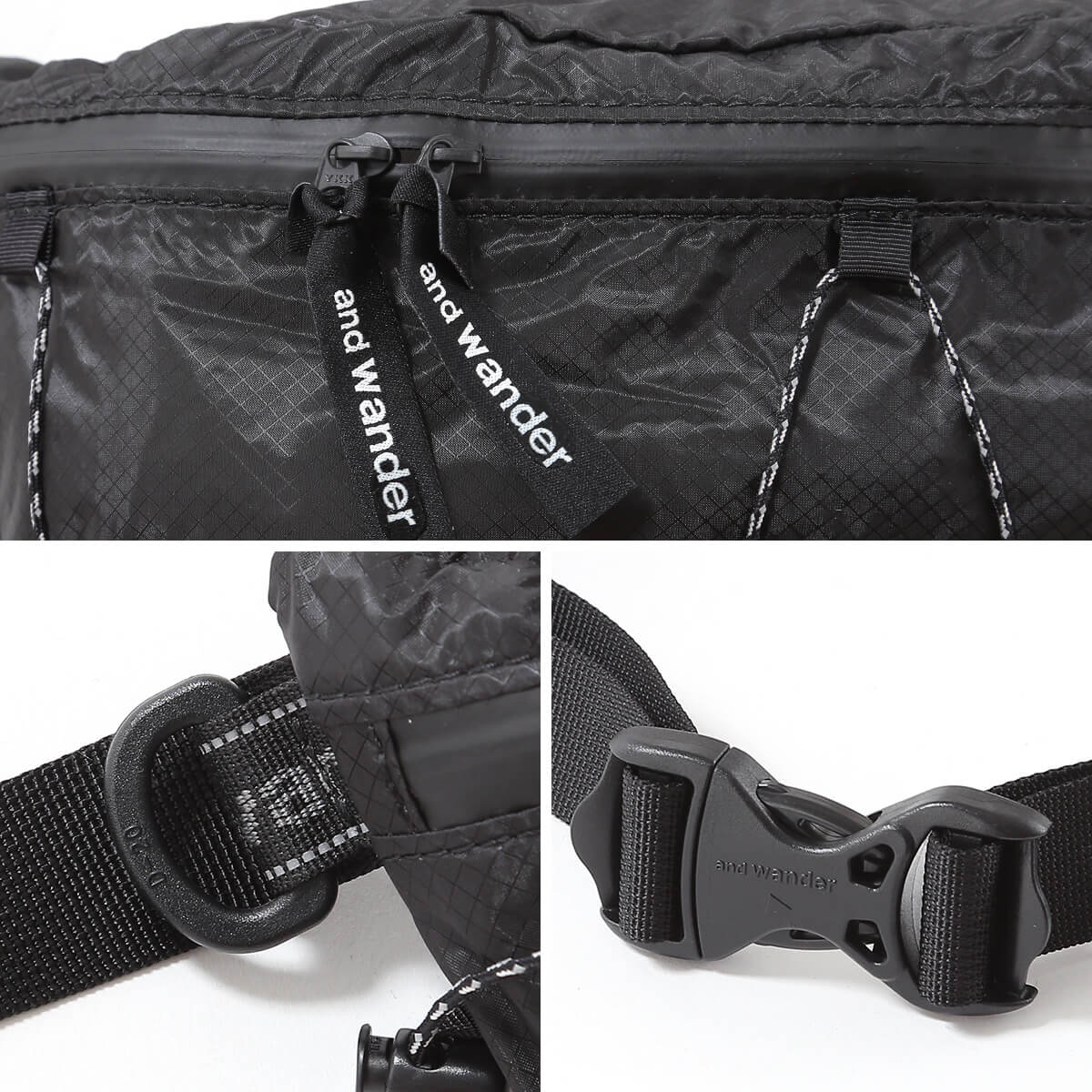 and wander アンドワンダー シルウェストバッグ｜SUNDAY MOUNTAIN