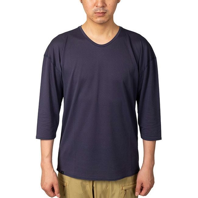 凌 シノギ ウロコシャツ 七分袖