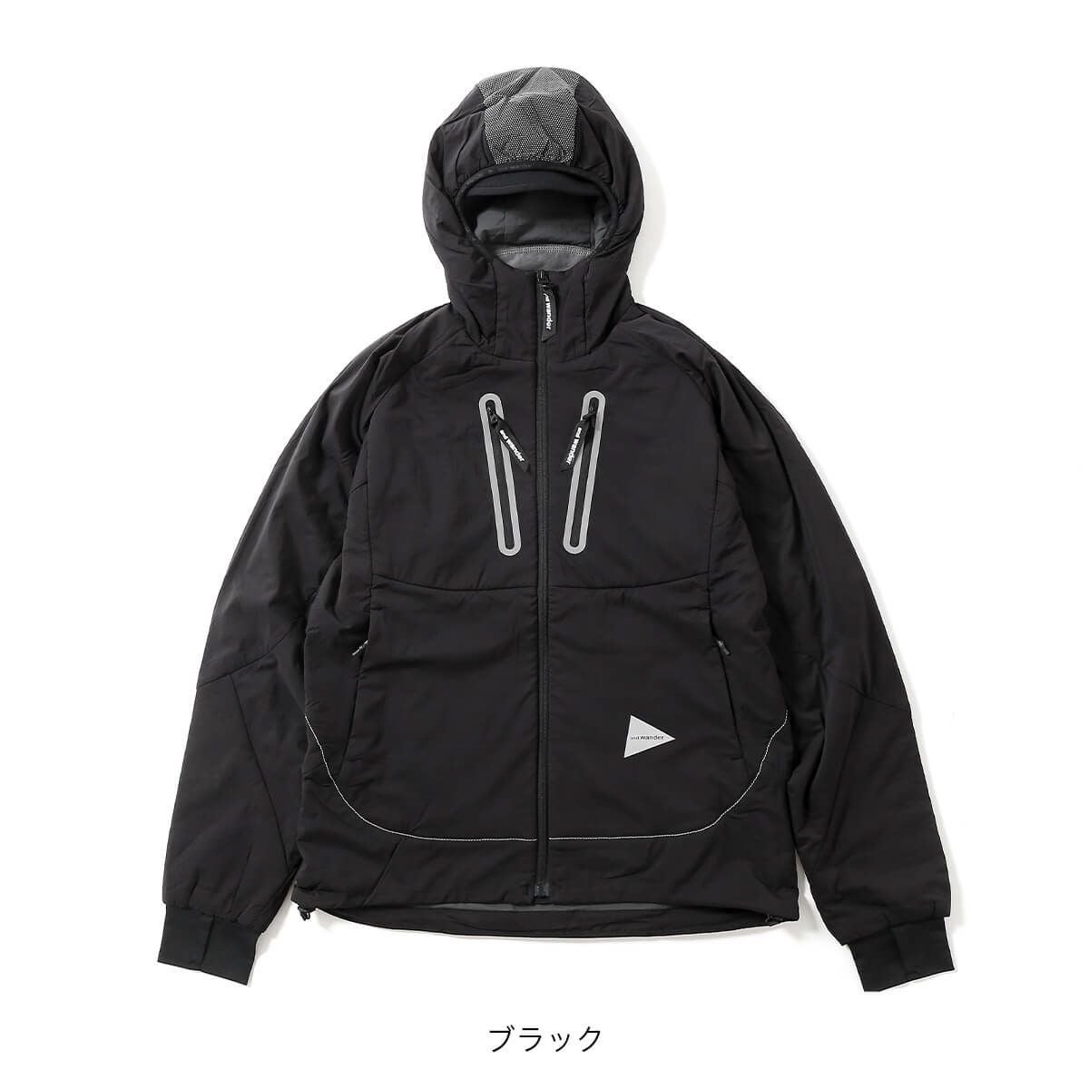 and wander アンドワンダー アルファAIRフーディ｜SUNDAY MOUNTAIN