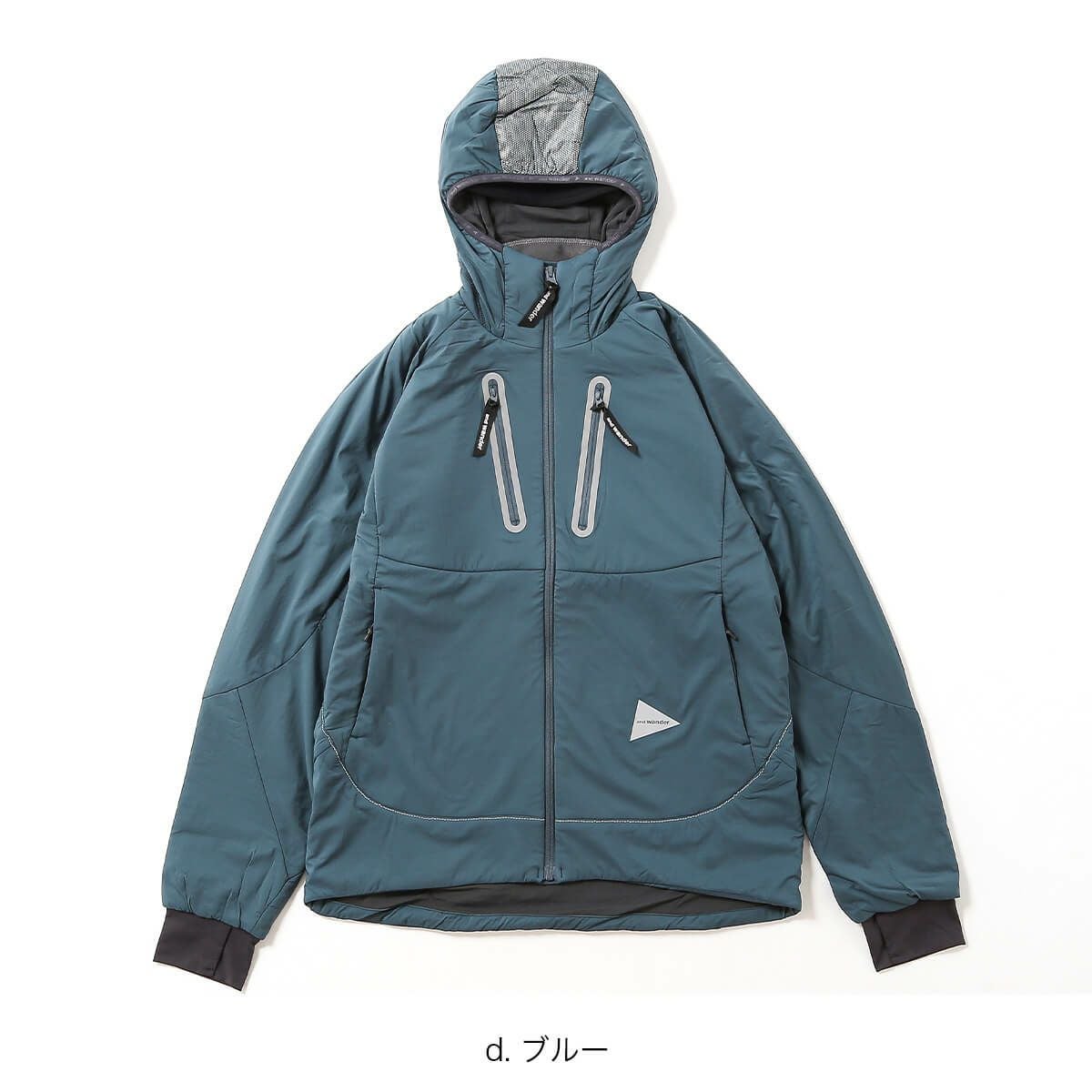 and wander アンドワンダー アルファAIRフーディ｜SUNDAY MOUNTAIN