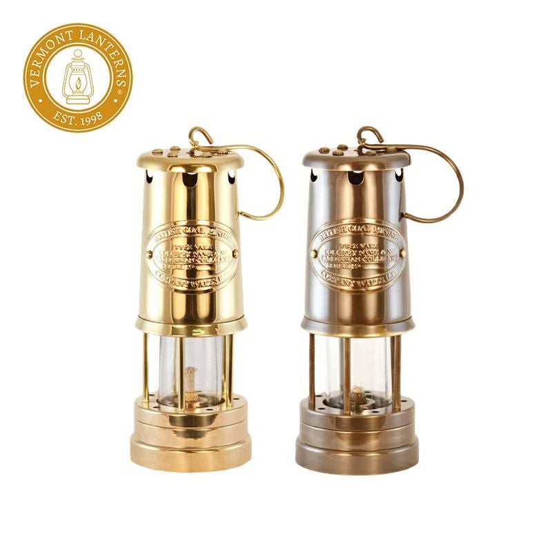 Vermont Lanterns バーモントランタン オイルランプミニアンバーグラス