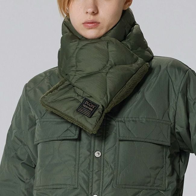 TAION タイオン ミリタリーリバーシブルダウンマフラー