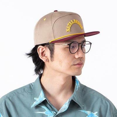 NATAL DESIGN GOOD BOY CAP TWILL 20 80 Brownfloor clothing