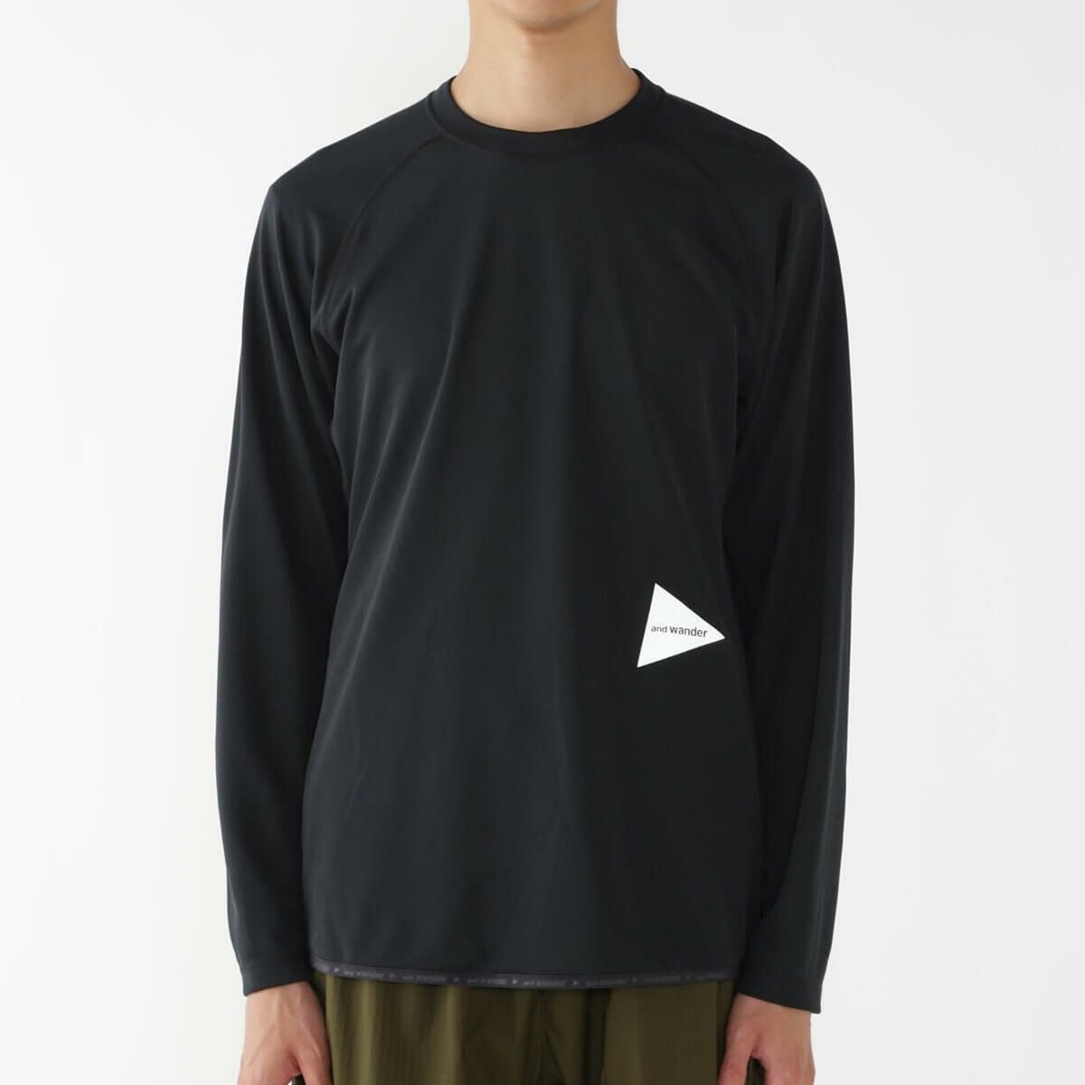 and wander アンドワンダー ドライジャージーラグランLS T｜SUNDAY