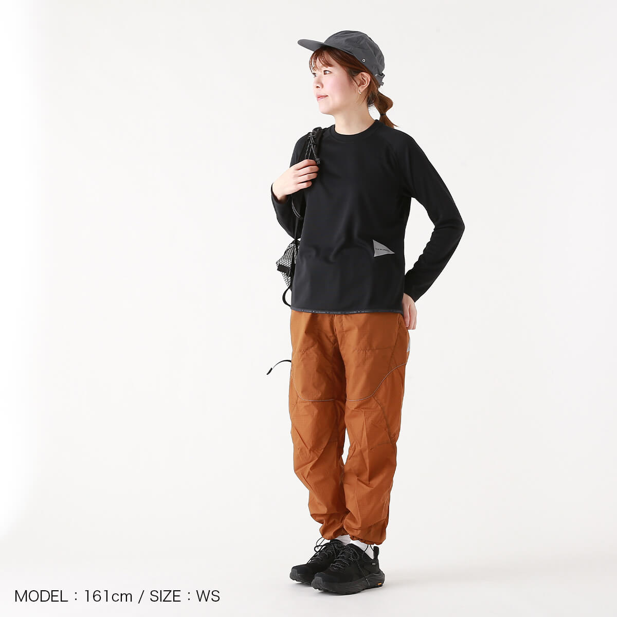 and wander アンドワンダー ドライジャージーラグランLS T｜SUNDAY