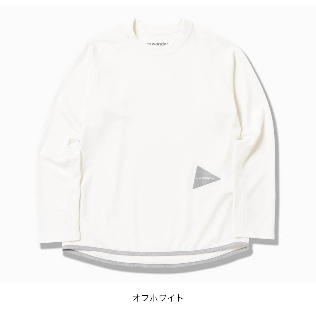and wander アンドワンダー ドライジャージーラグランLS T｜SUNDAY