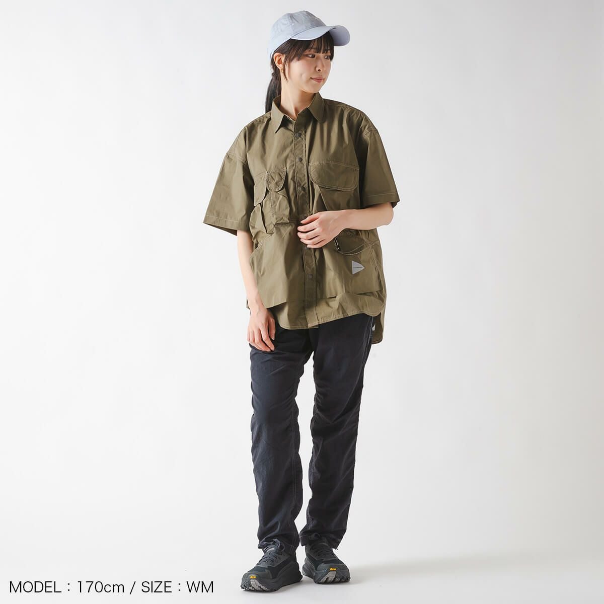 and wander アンドワンダー Nyタフタハイカーパンツ｜SUNDAY MOUNTAIN