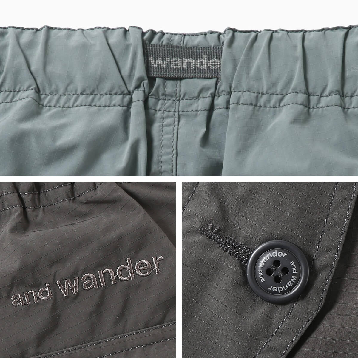 and wander アンドワンダー オーバーサイズカーゴパンツ｜SUNDAY