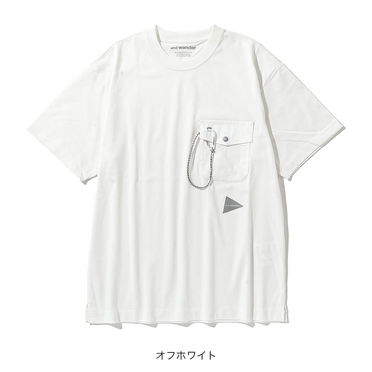 and wander アンドワンダー ポケットT｜SUNDAY MOUNTAIN｜サンデー