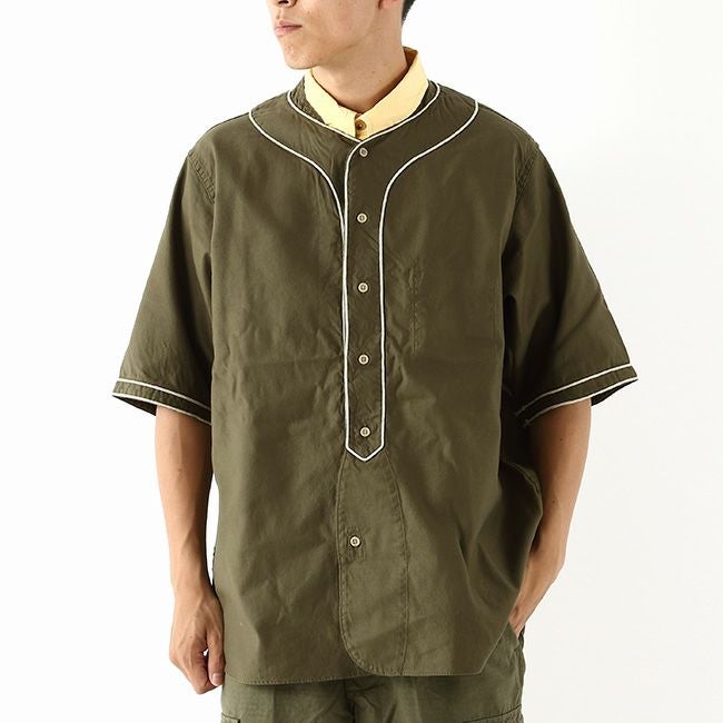 NIGEL CABOURN ナイジェルケーボン ベースボールシャツS/Sタイプ2