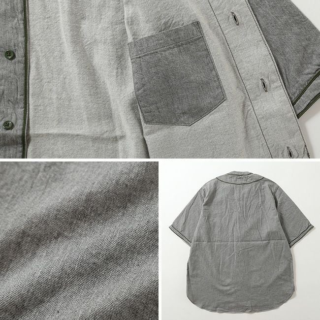 NIGEL CABOURN ナイジェルケーボン ベースボールシャツS/Sタイプ2