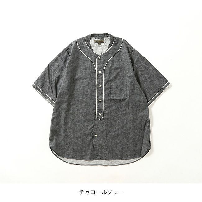 NIGEL CABOURN ナイジェルケーボン ベースボールシャツS/Sタイプ2