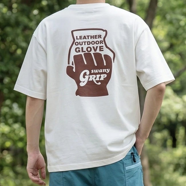 GRIP SWANY グリップスワニー グローブロゴTEE｜SUNDAY MOUNTAIN