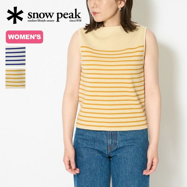 snow peak スノーピーク Co/Ny/Pe ノースリーブ