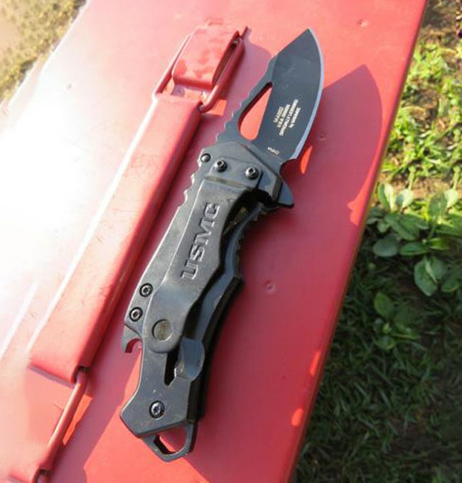 USMC アメリカ海兵隊 ブラッドストライプナイフ[オフィシャル