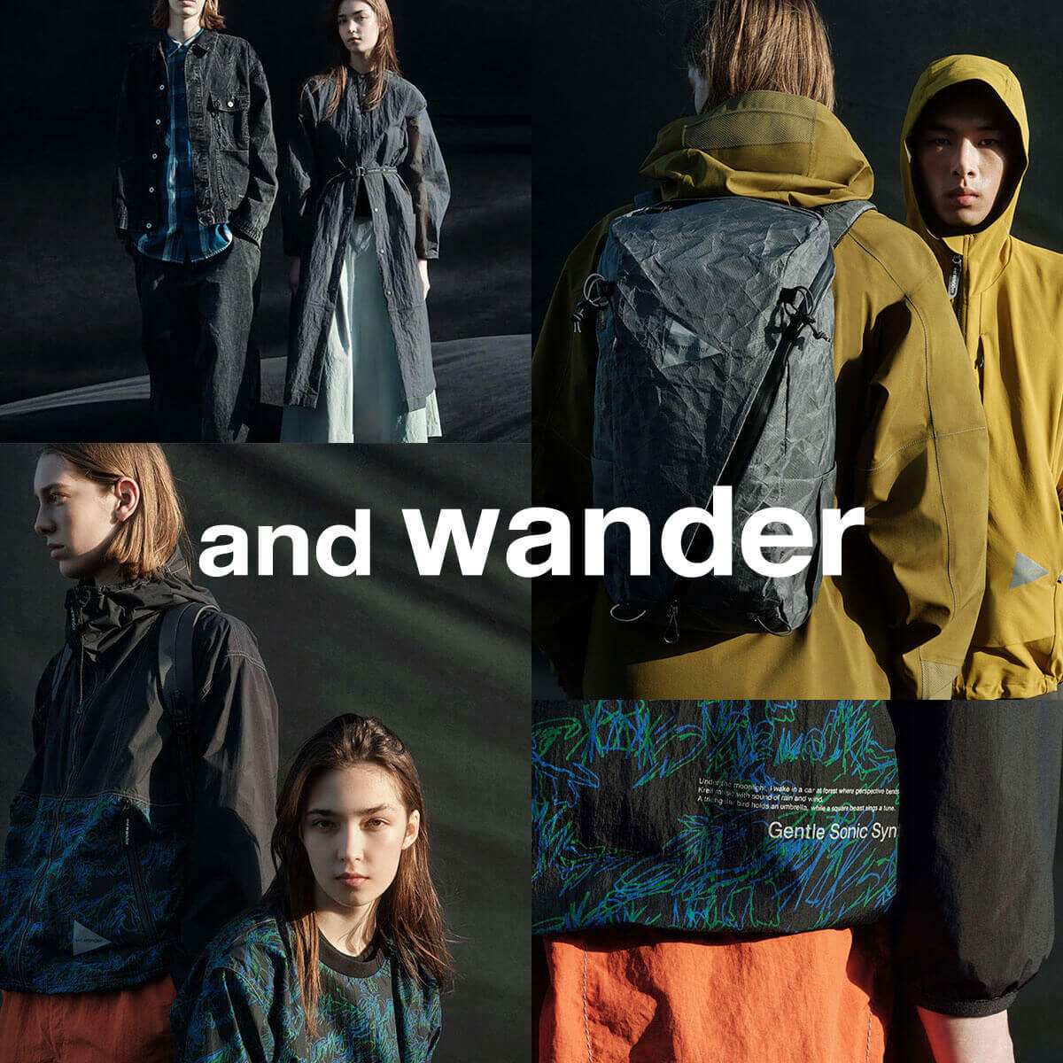 ゆし　and wander and wander アンドワンダー エコパック45Lバックパック｜SUNDAY