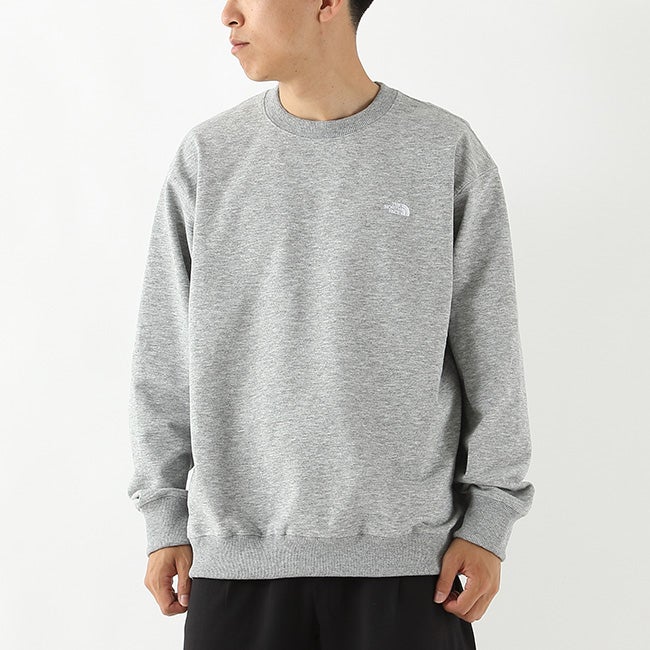 THE NORTH FACE ノースフェイス スモールロゴヘザースウェットクルー