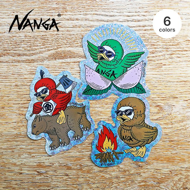 loserboy ホログラフィック　カードパック　Agawa 48シール NANGA ナンガ ホログラフィックガーシーステッカー｜SUNDAY MOUNTAIN