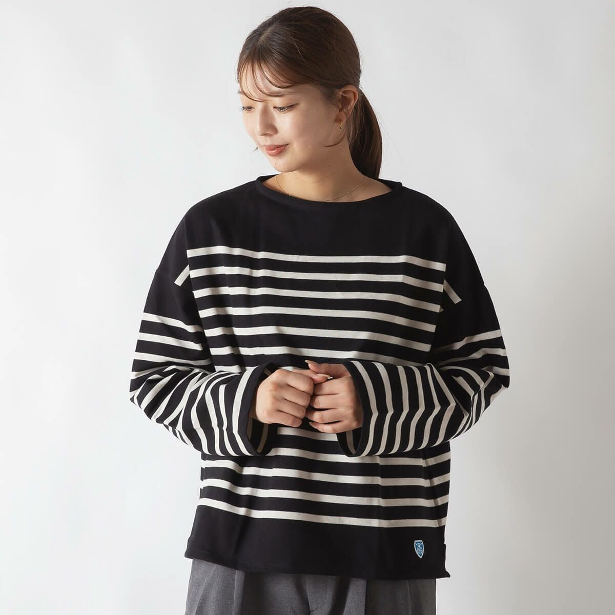 ORCIVAL オーシバル ワイドボディーボートネックP.O. ラッセル
