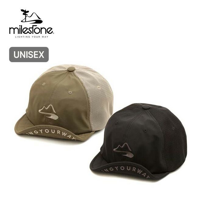 【新品】milestone メッシュキャップ オールホワイト milestone Original Cap MSC-013