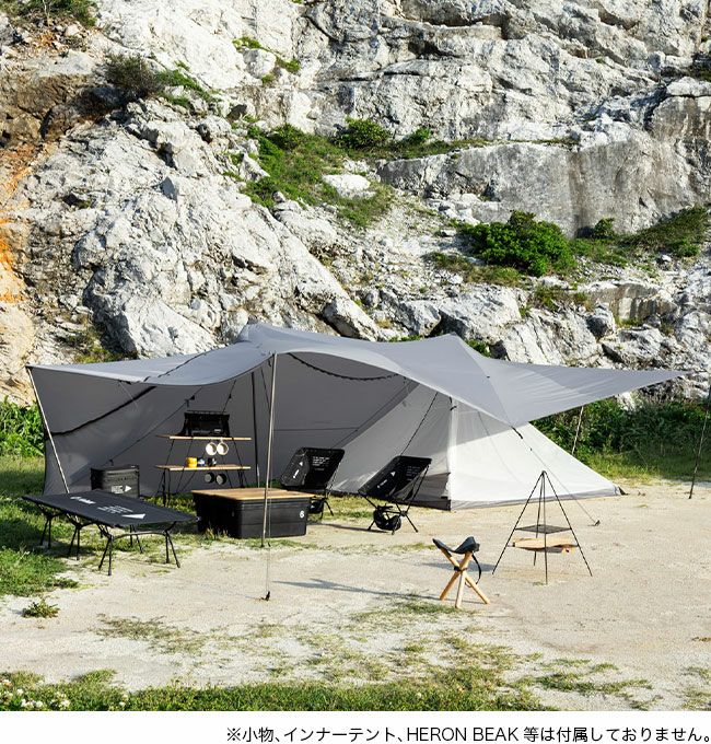 muraco×and wander ムラコ×アンドワンダー ヘロン2ポールシェルター