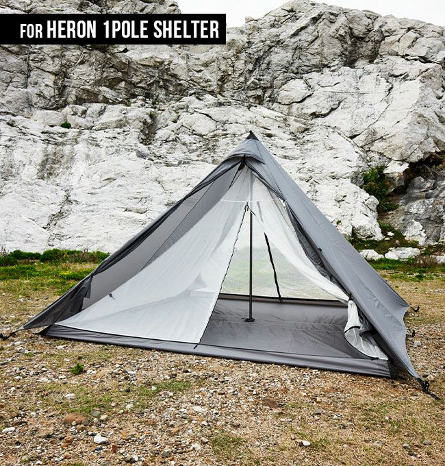 muraco × and wander HERON 4Pインナーテント HERON 4P INNER TENT – Living Plaza Store