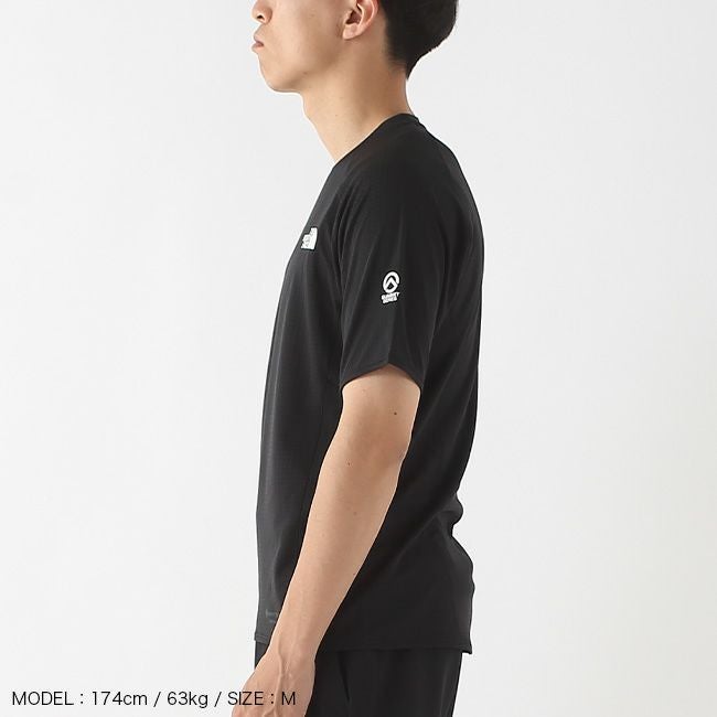 ノースフェイス ドライドットクルー Tシャツ L ブラック THE NORTH FACE ノースフェイス エクスペディションS/Sドライドット